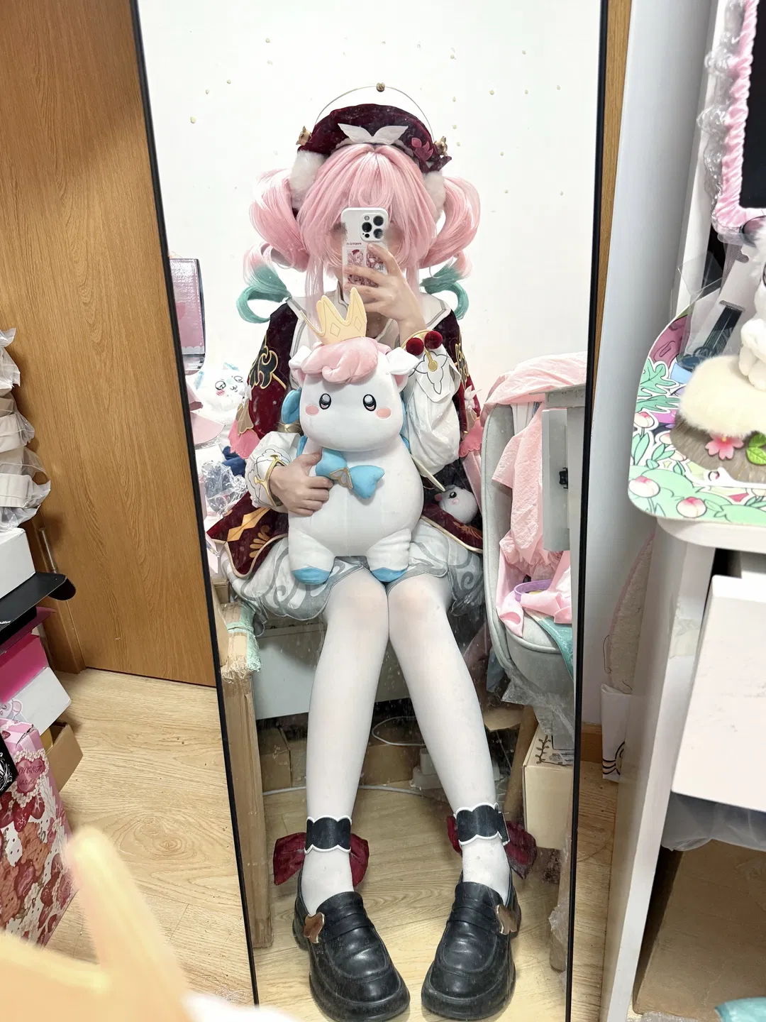 【风堇cos】崩坏星穹铁道小伊卡与我的对镜拍 - 第 3 张