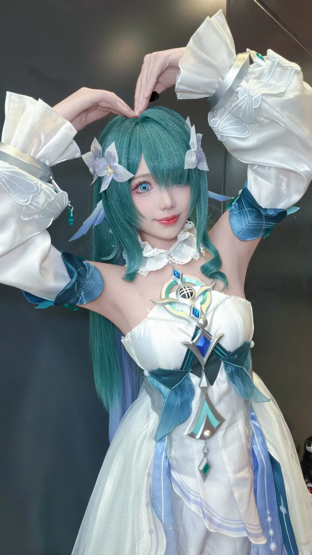 【沃雅妮莎cos】原神青绿精灵的试妆拍摄记录 - 第 1 张