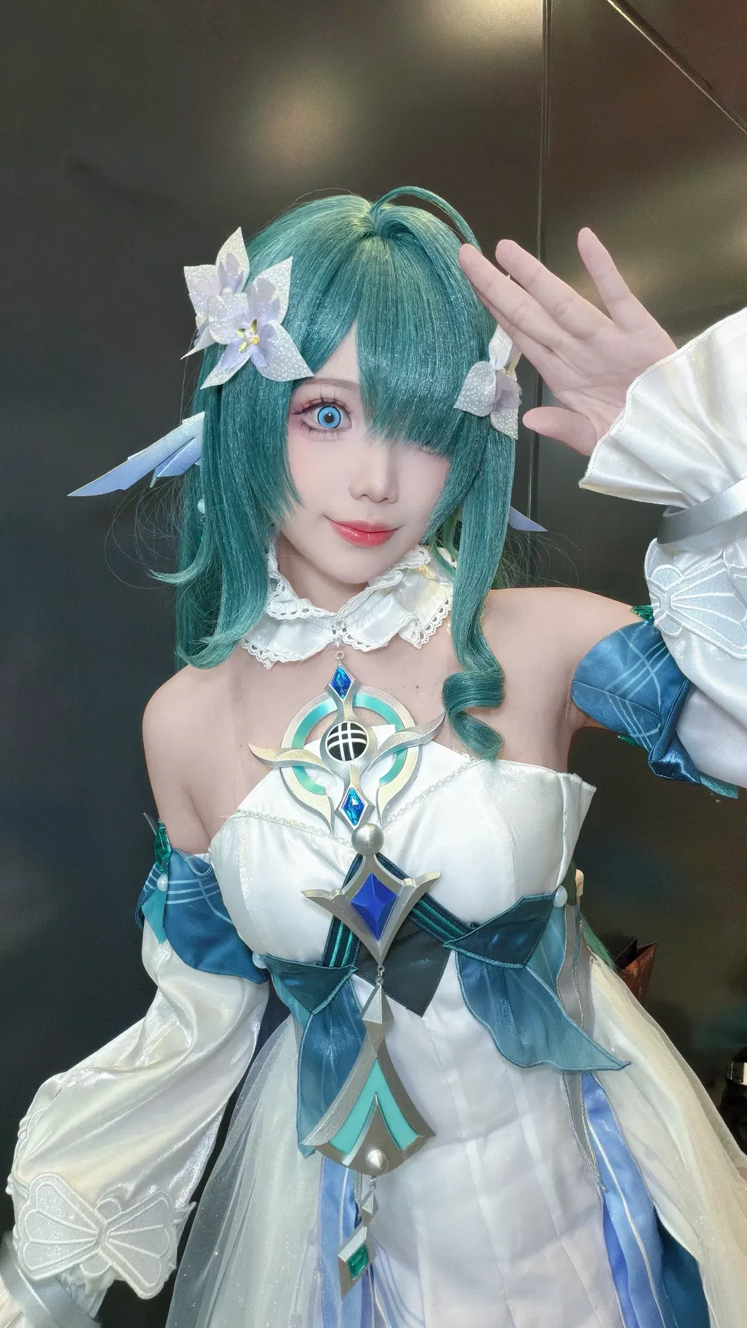 【沃雅妮莎cos】原神青绿精灵的试妆拍摄记录 - 第 2 张