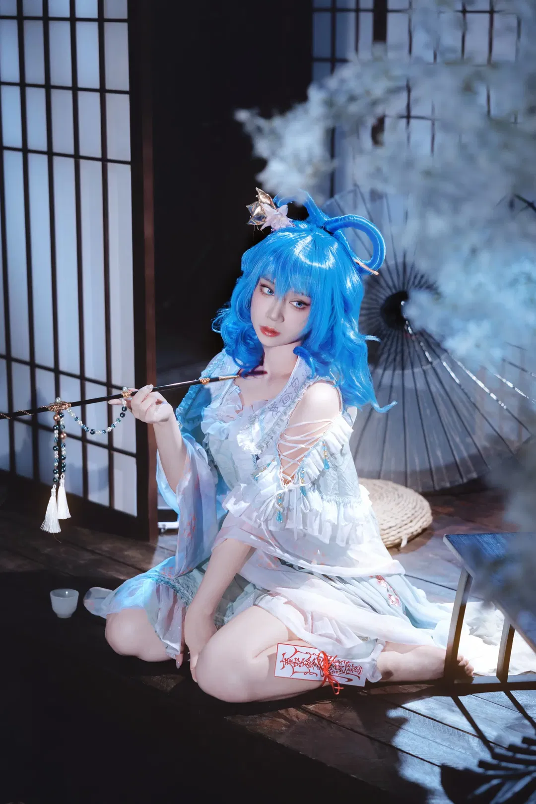 【霍青娥cos】东方Project 邪仙娘娘的棚拍记录 - 第 1 张