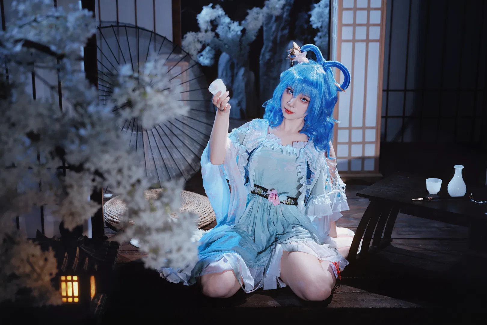 【霍青娥cos】东方Project 邪仙娘娘的棚拍记录 - 第 14 张