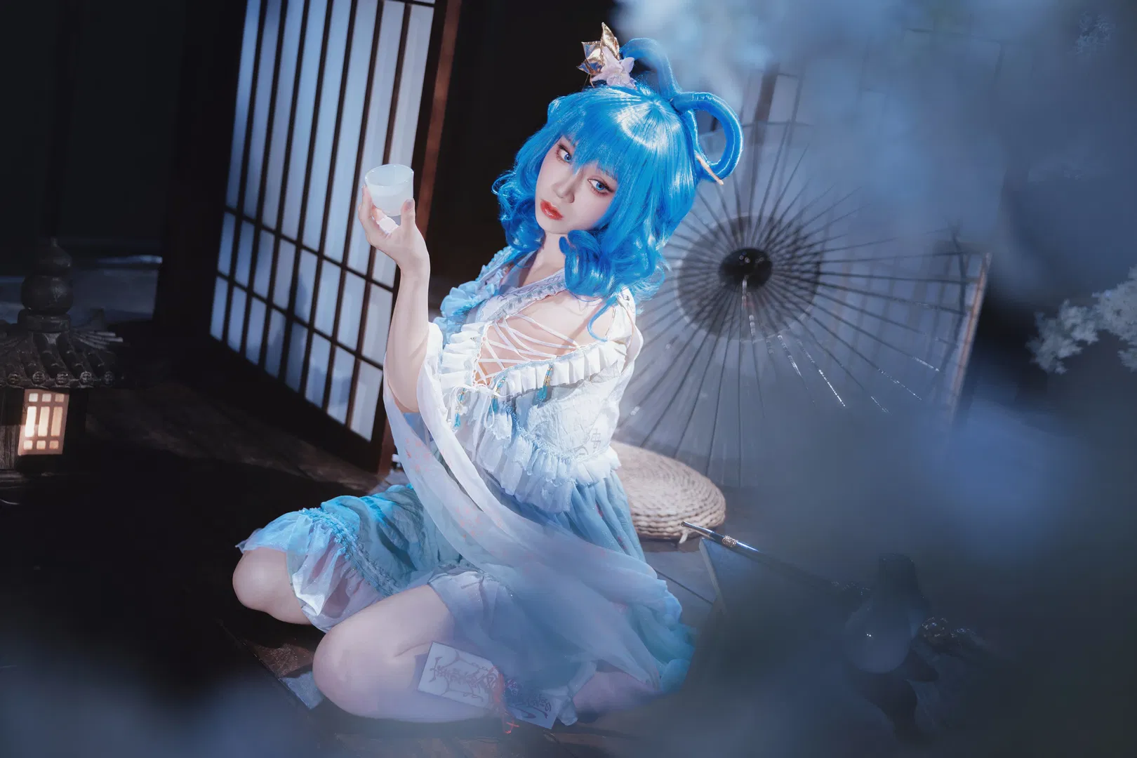 【霍青娥cos】东方Project 邪仙娘娘的棚拍记录 - 第 2 张