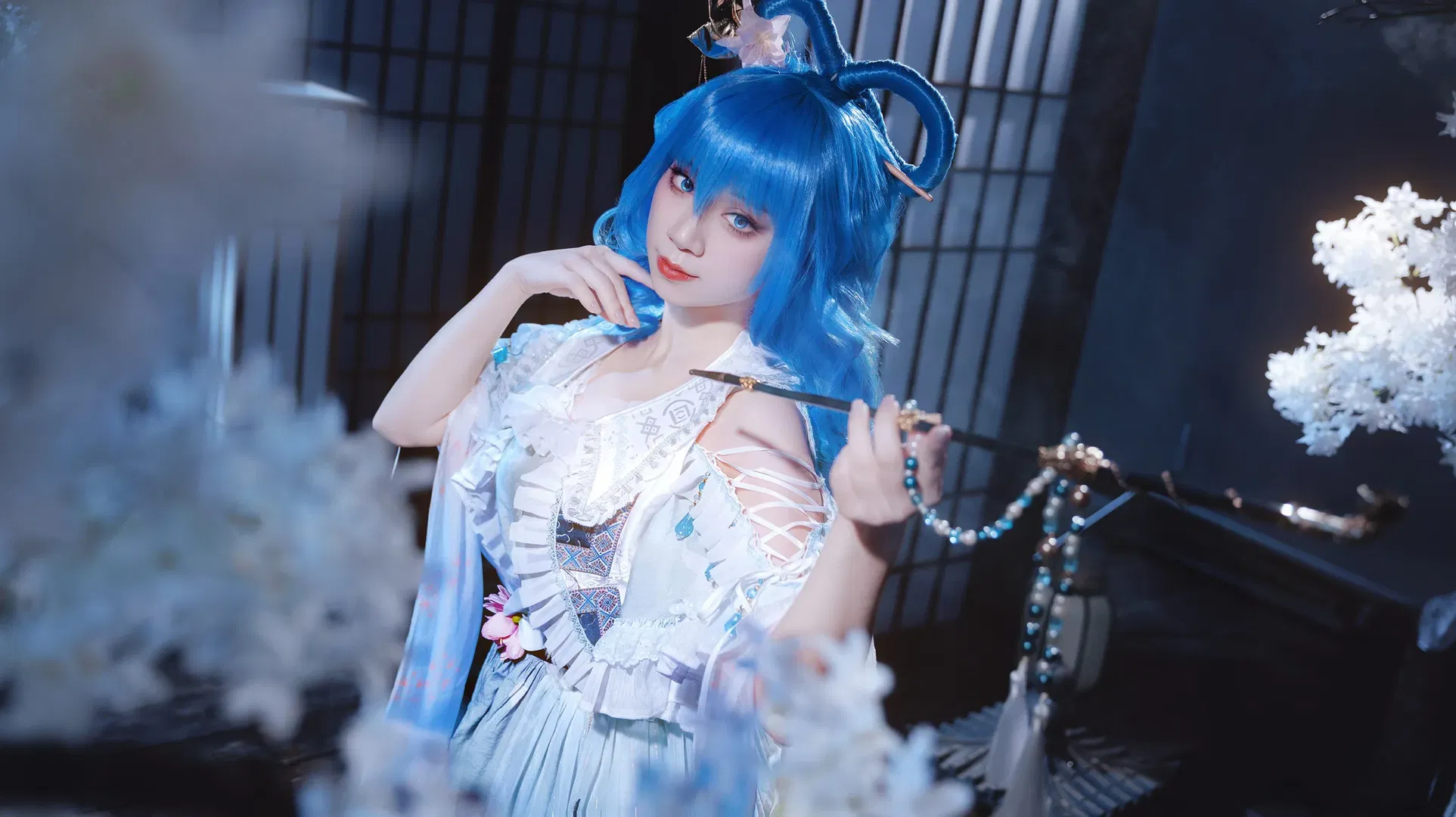 【霍青娥cos】东方Project 邪仙娘娘的棚拍记录 - 第 4 张