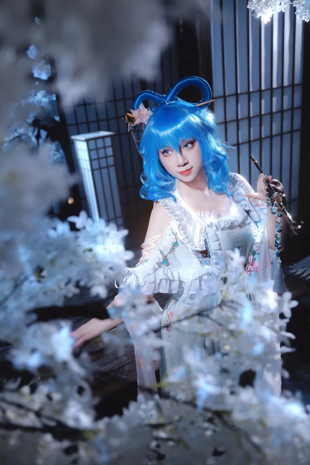 【霍青娥cos】东方Project 邪仙娘娘的棚拍记录 - 第 5 张