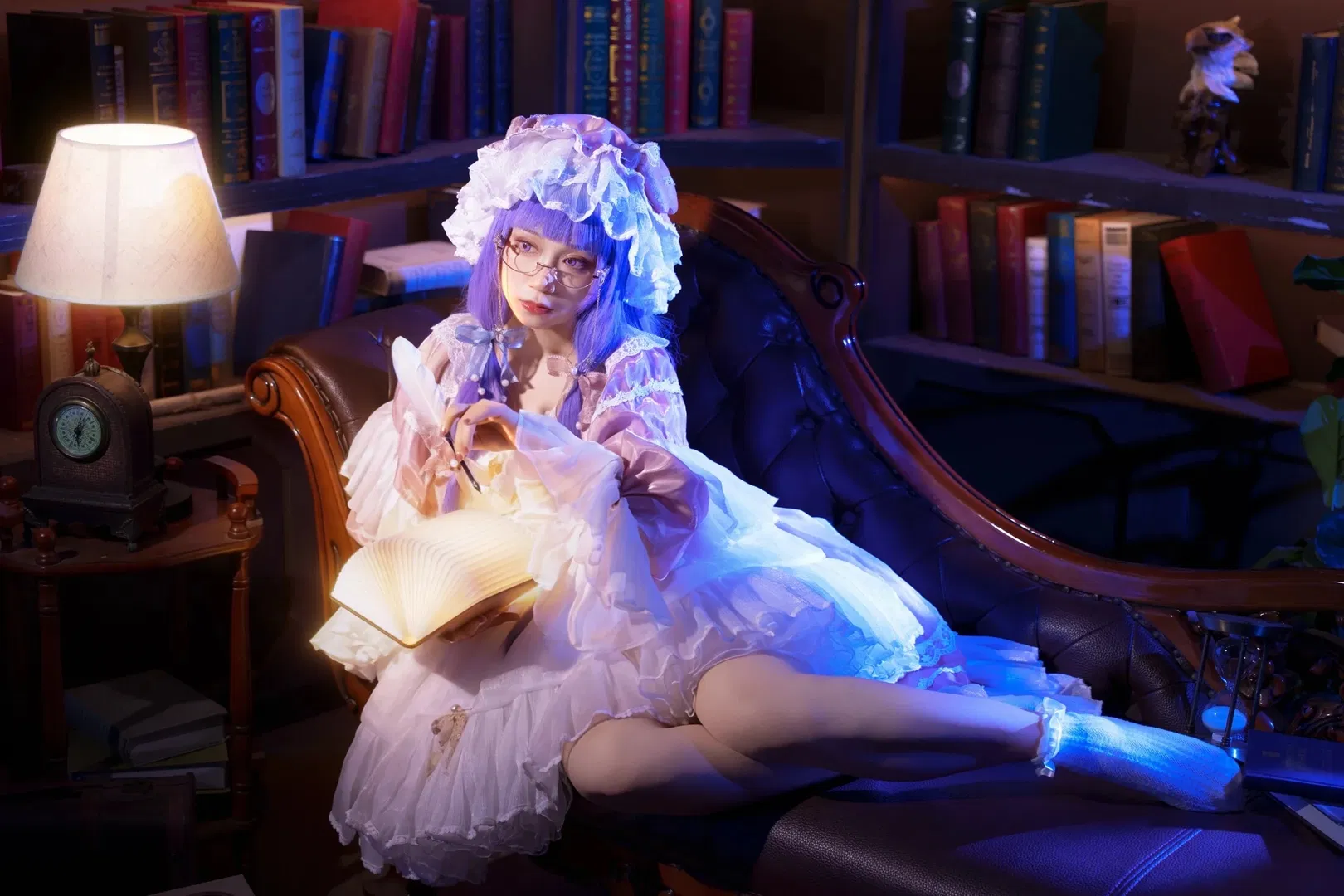【帕秋莉cos】东方project里的静谧阅读时光 - 第 4 张