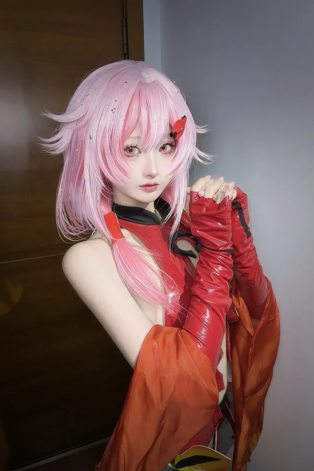 【楪祈cos】罪恶王冠经典红衣战斗服还原 - 第 1 张
