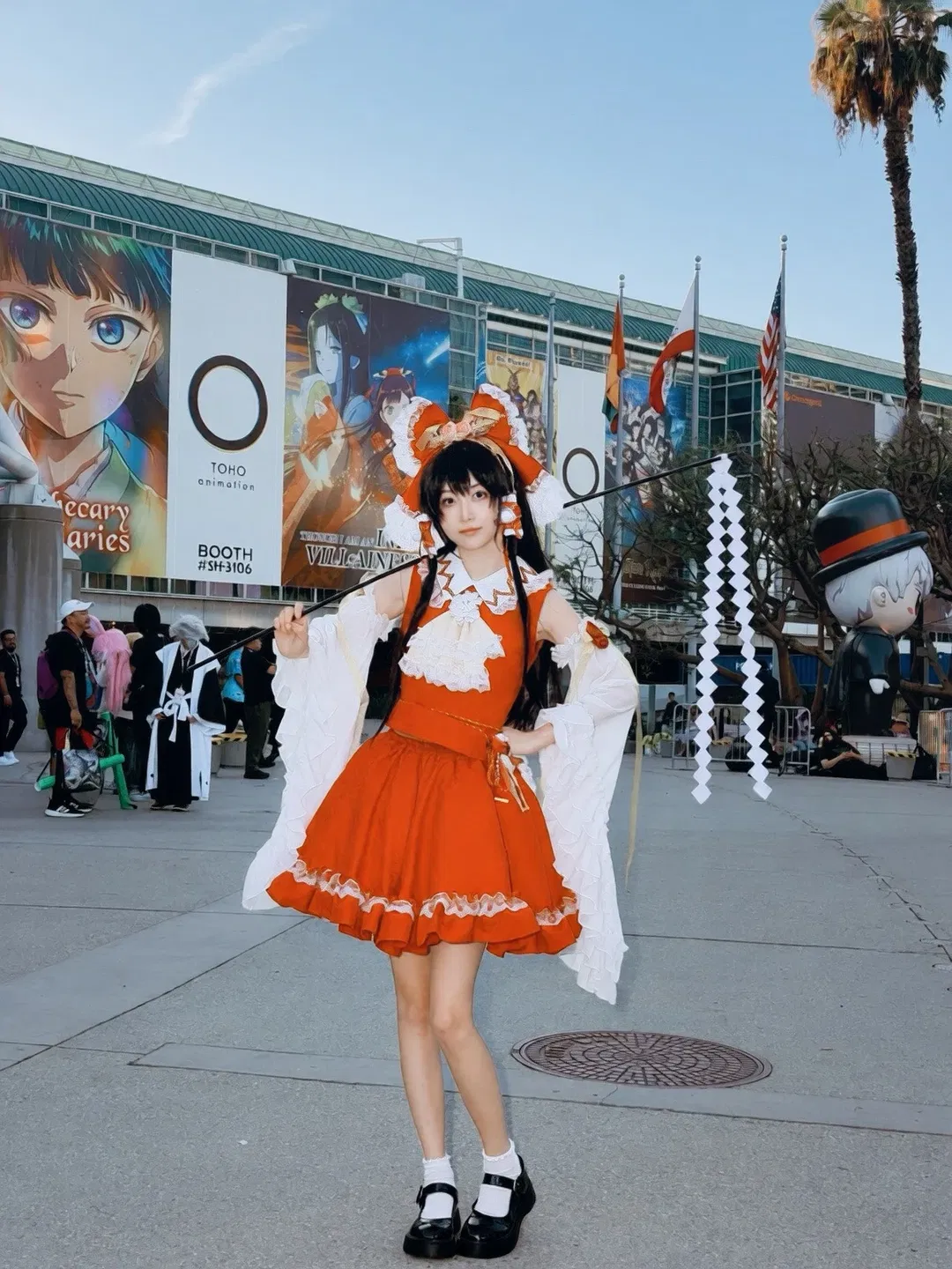 【博丽灵梦cos】跨越十三年的红白巫女，经典造型依然能打 - 第 3 张