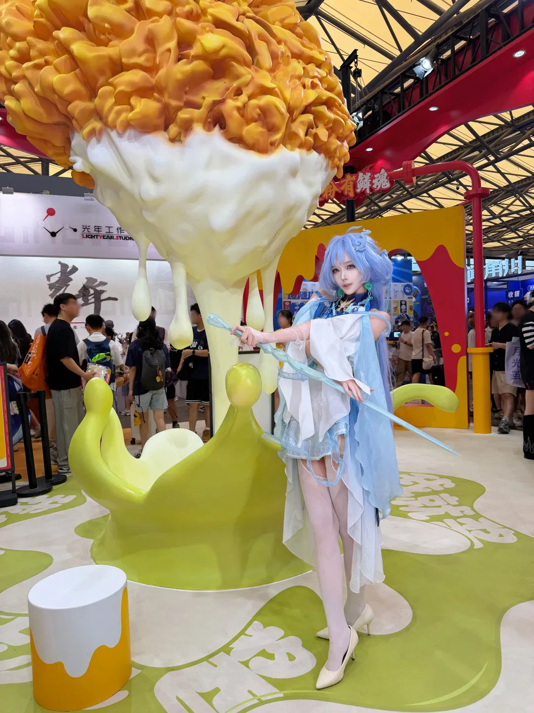 【清宵cos】修仙不如吃炸鸡，麦麦展台快乐打卡 - 第 6 张