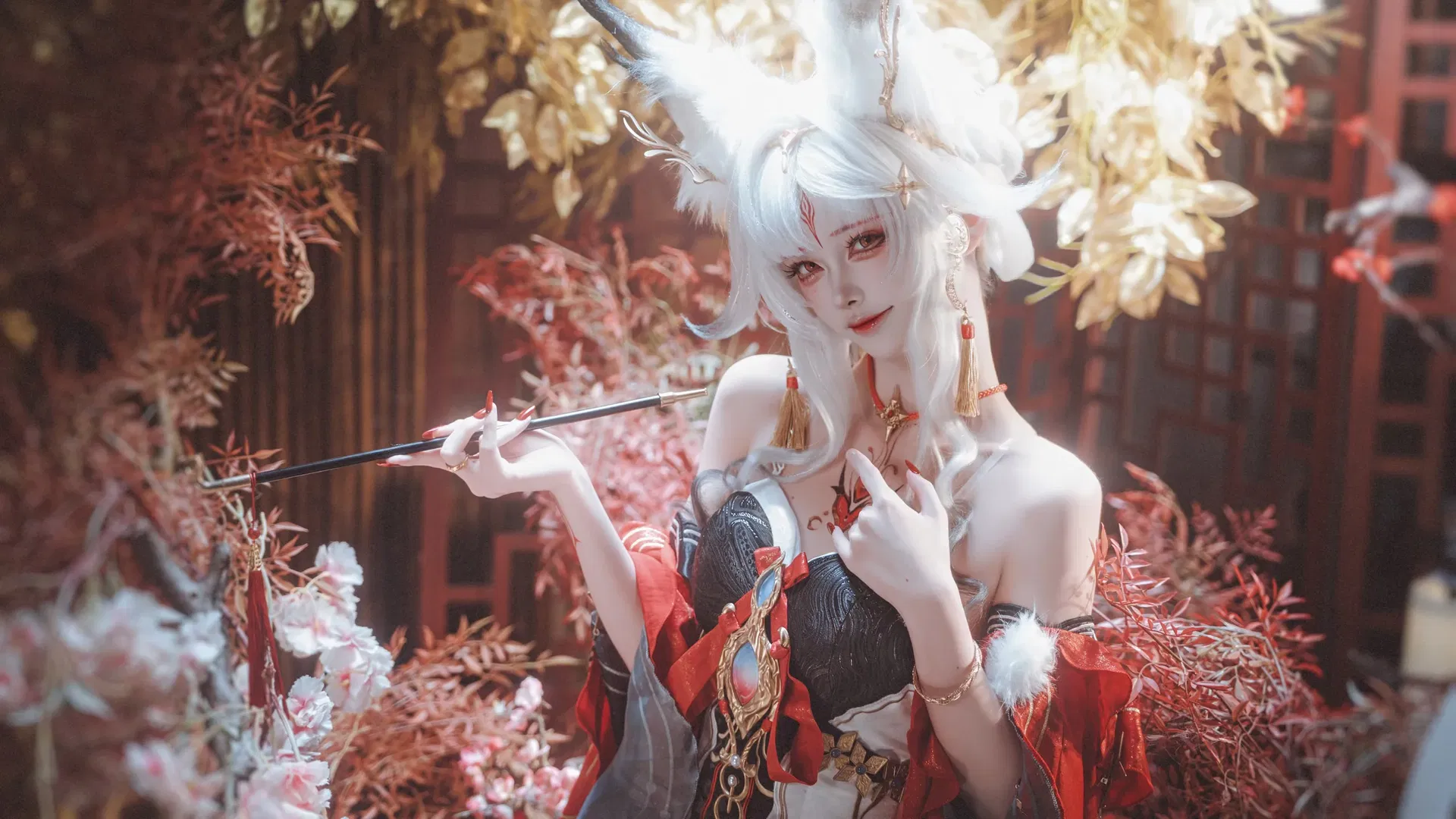 【心月狐cos】鳴潮心月狐紅楓場景的氛圍感演繹 - 第 3 張