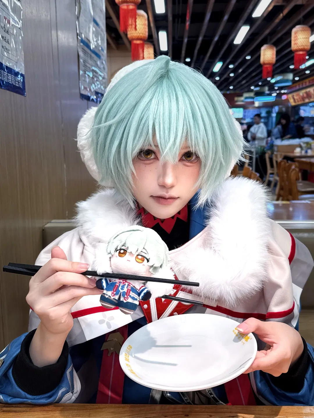 【阿罗夏cos】原神正太角色，带着棉花娃娃去漫展啦 - 第 3 张