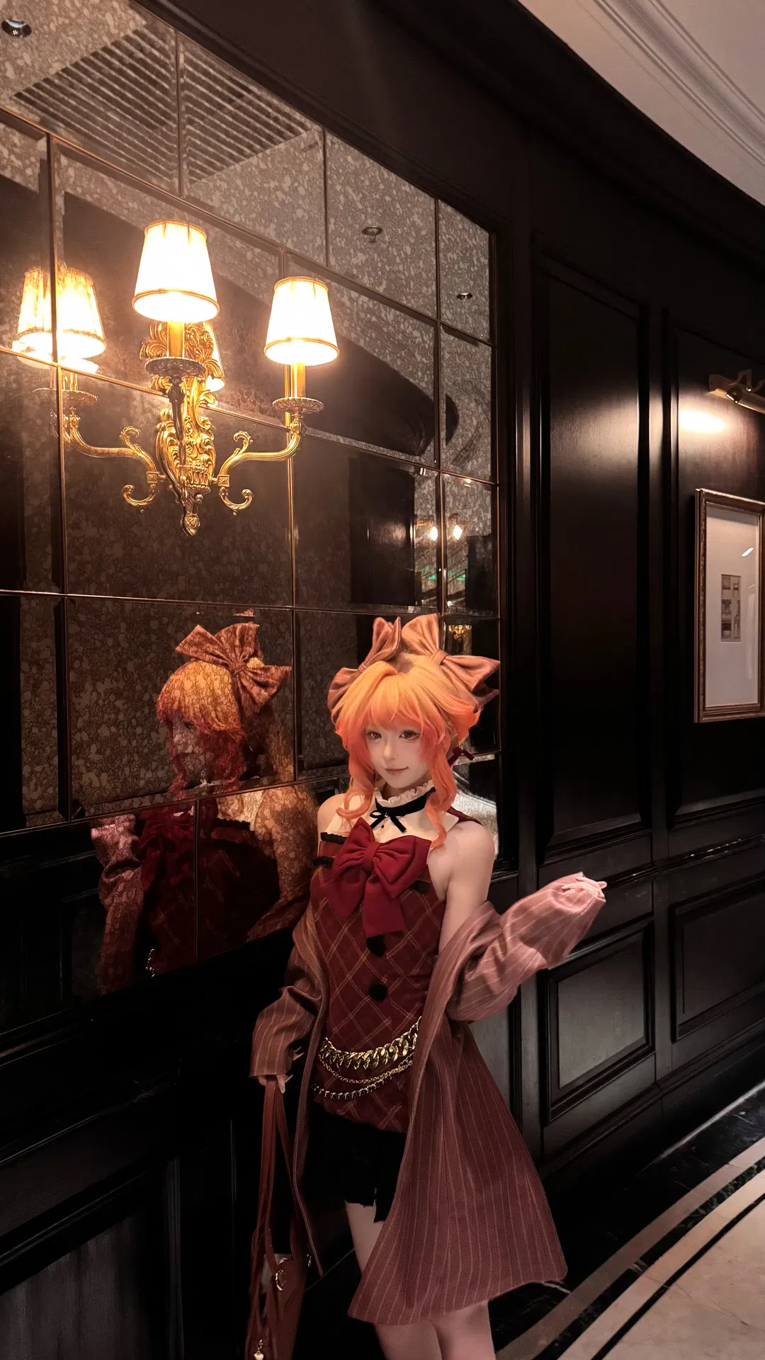 【羽生萌萌香cos】明日方舟巧克力情人主题穿搭 - 第 2 张