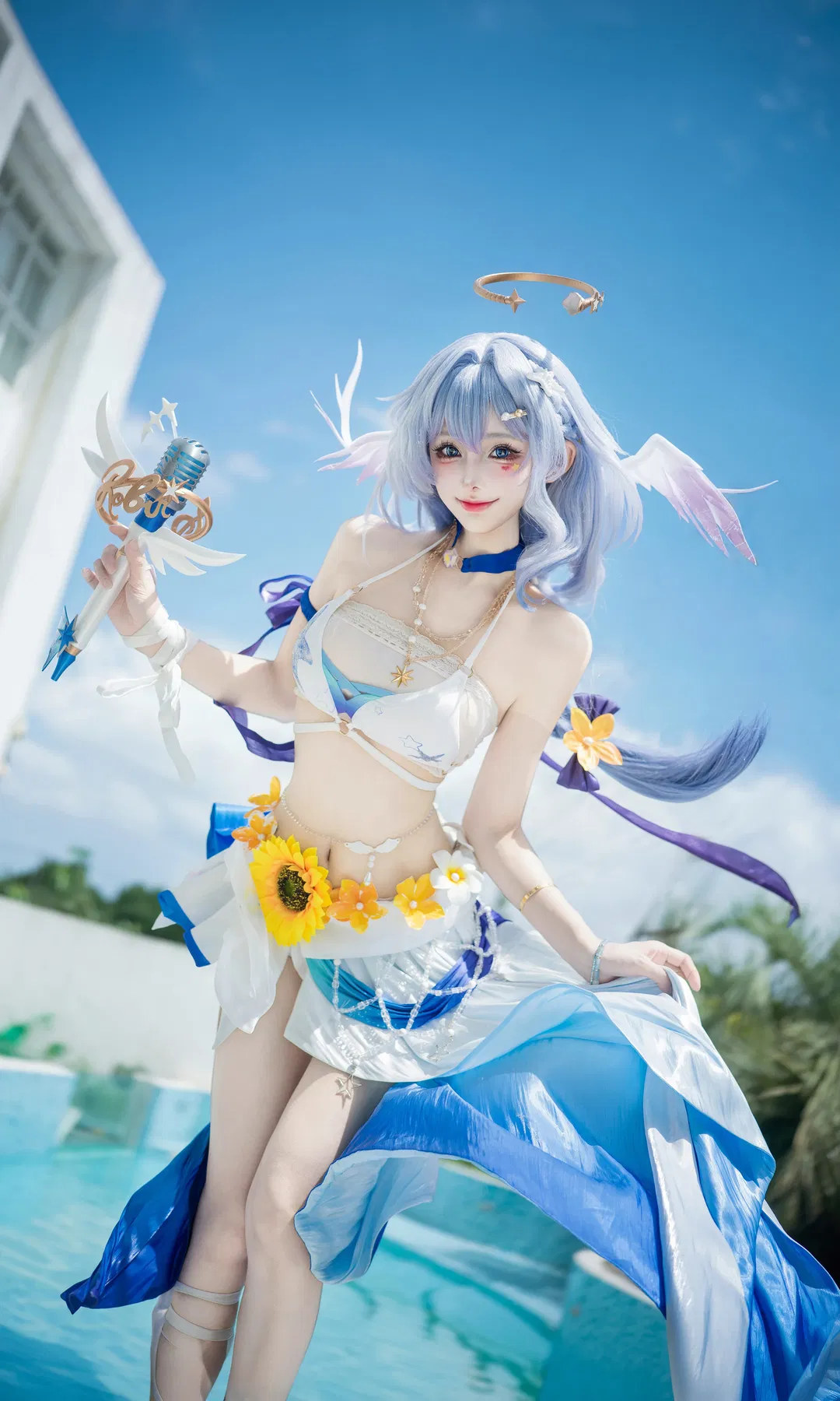 【知更鸟cos】在夏日泳池边唱完晴歌的最后一曲 - 第 10 张