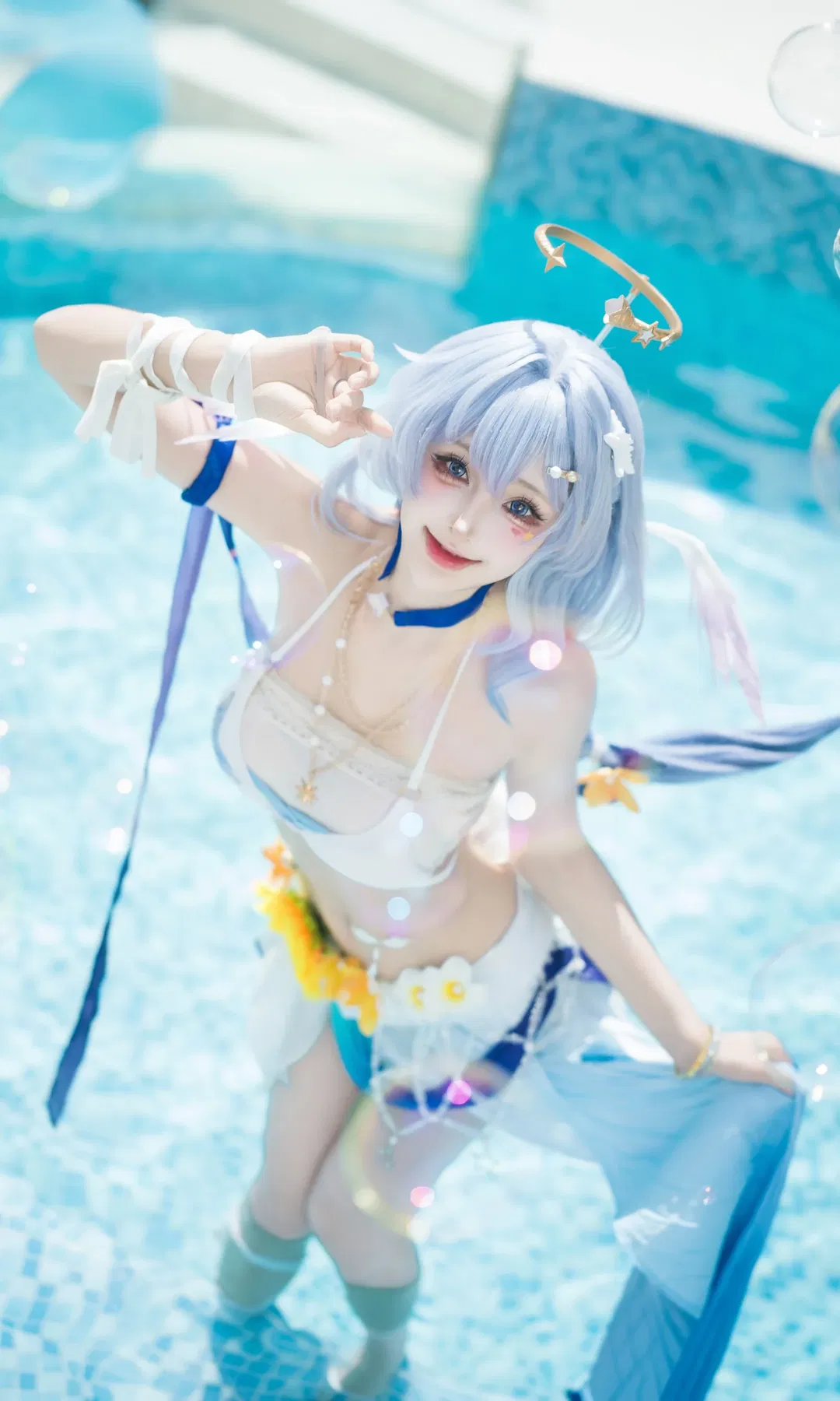 【知更鸟cos】在夏日泳池边唱完晴歌的最后一曲 - 第 3 张
