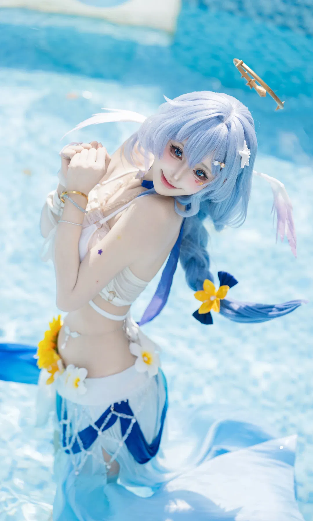【知更鸟cos】在夏日泳池边唱完晴歌的最后一曲 - 第 7 张