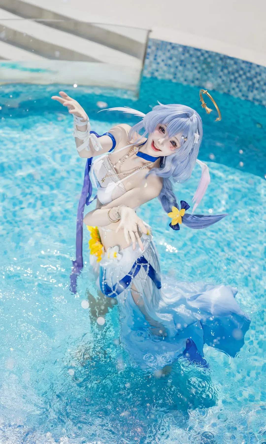 【知更鸟cos】在夏日泳池边唱完晴歌的最后一曲 - 第 8 张