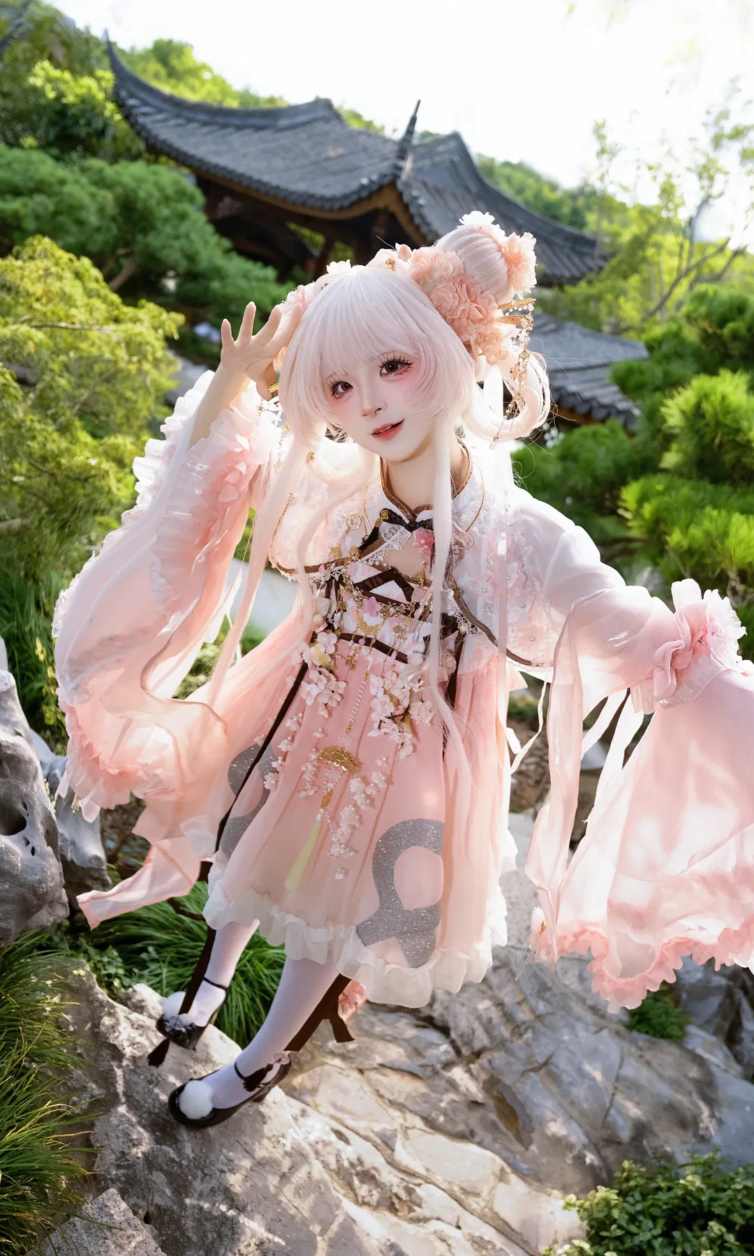 【小乔cos】王者荣耀花仙主题穿搭分享 - 第 2 张