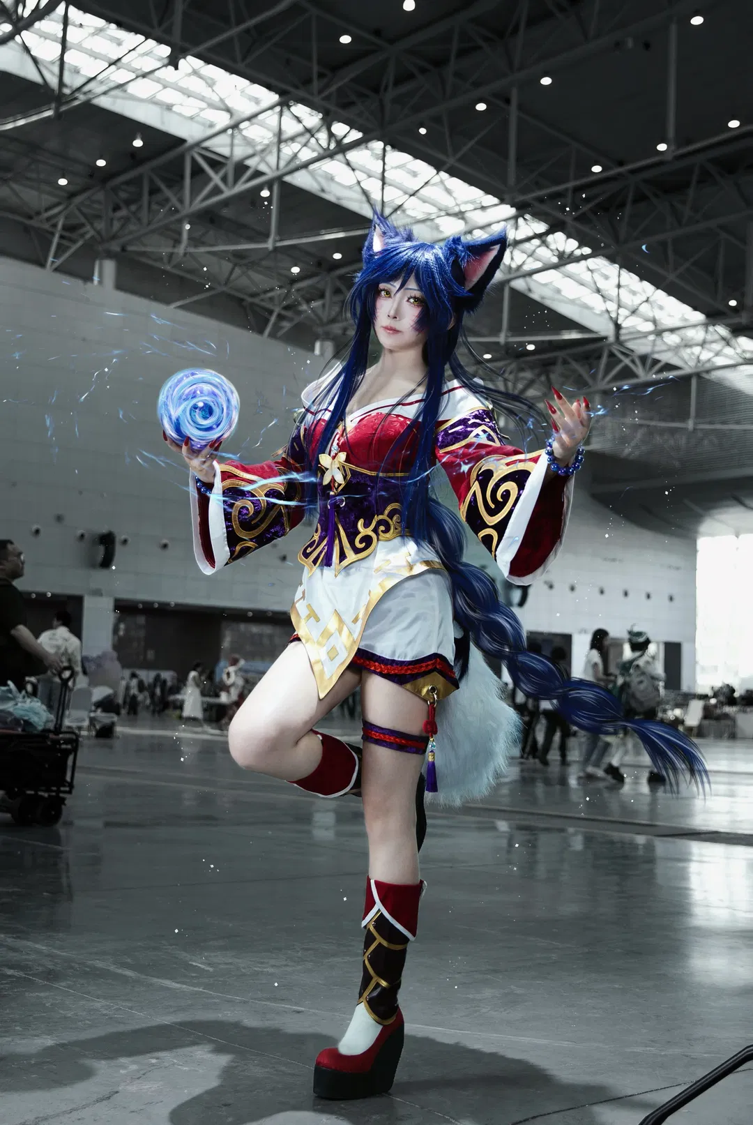 【阿狸cos】英雄联盟灵魂莲华的灵动瞬间 - 第 1 张