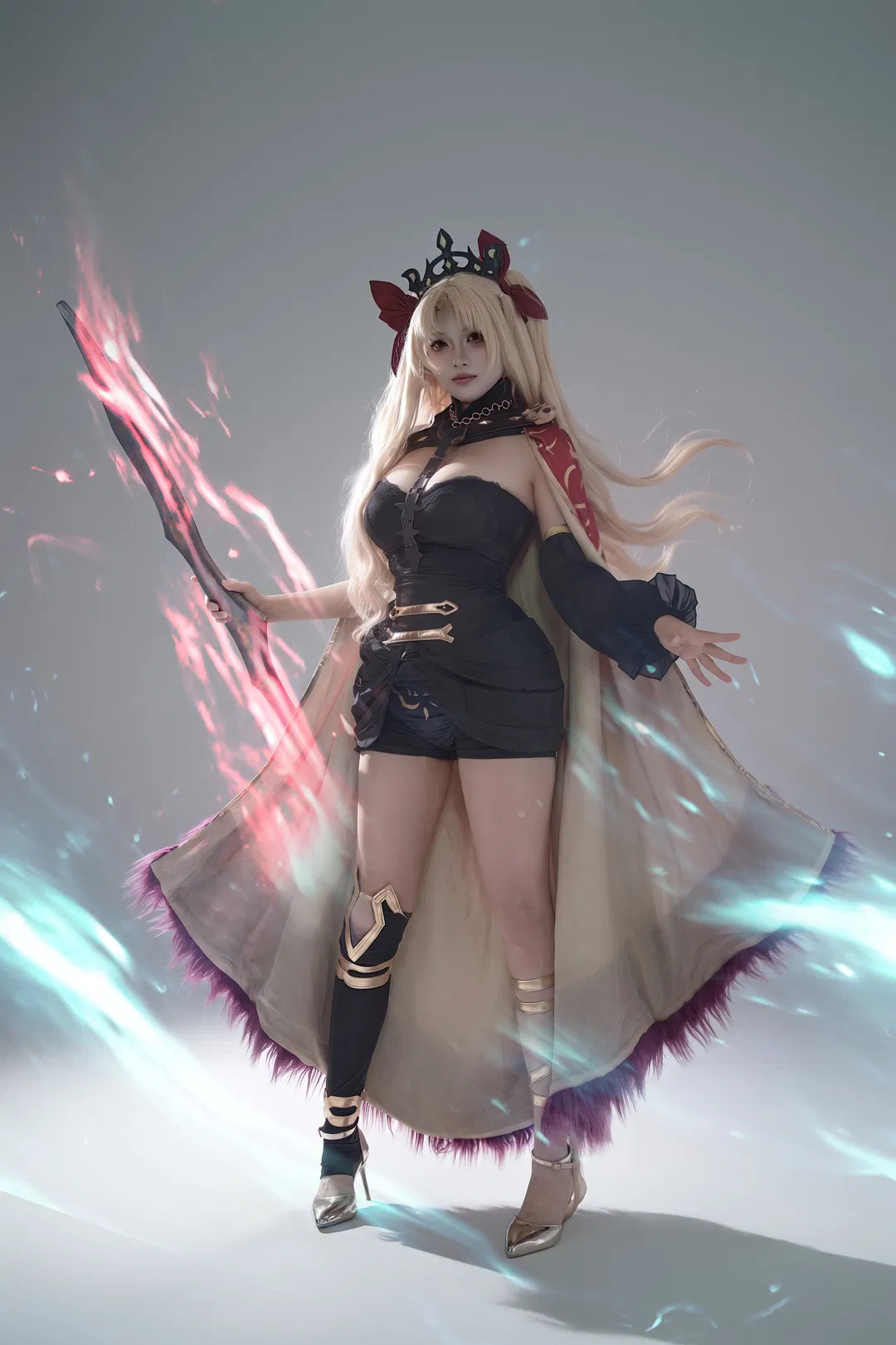 【艾蕾cos】FGO冥界女神白棚拍摄记录 - 第 1 张