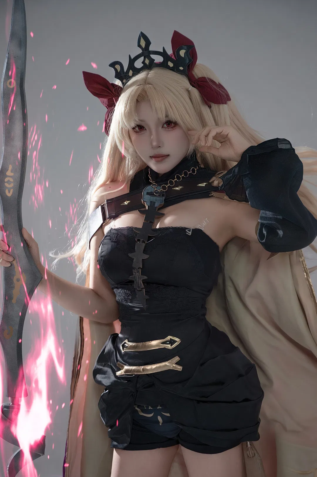 【艾蕾cos】FGO冥界女神白棚拍摄记录 - 第 3 张