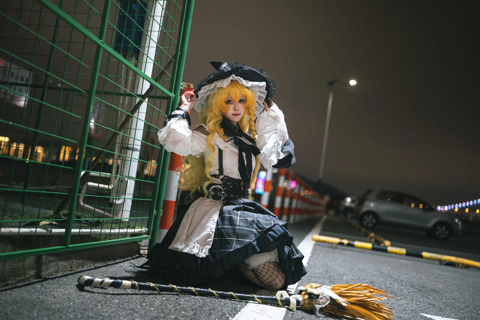 【雾雨魔理沙cos】东方Project魔法使的都市夜行 - 第 2 张