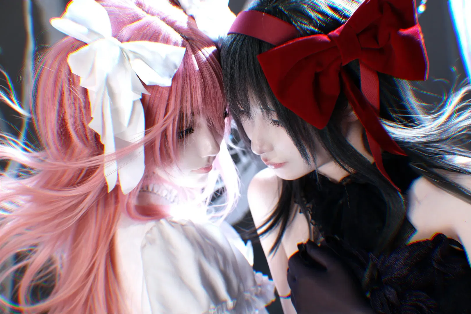【鹿目圓cos】魔法少女小圓 鹿目圓與曉美焰的神魔宿命同框 - 第 2 張