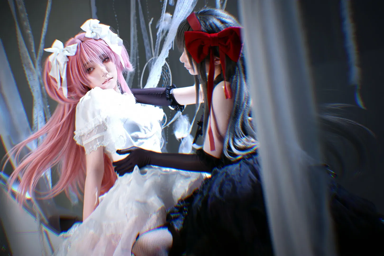 【鹿目圓cos】魔法少女小圓 鹿目圓與曉美焰的神魔宿命同框 - 第 5 張