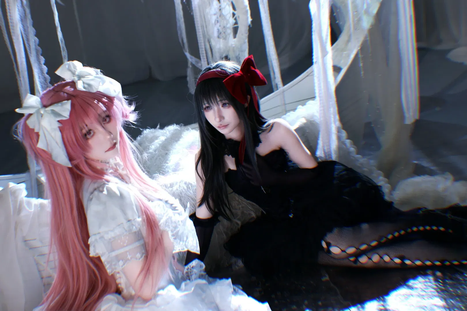 【鹿目圓cos】魔法少女小圓 鹿目圓與曉美焰的神魔宿命同框 - 第 6 張