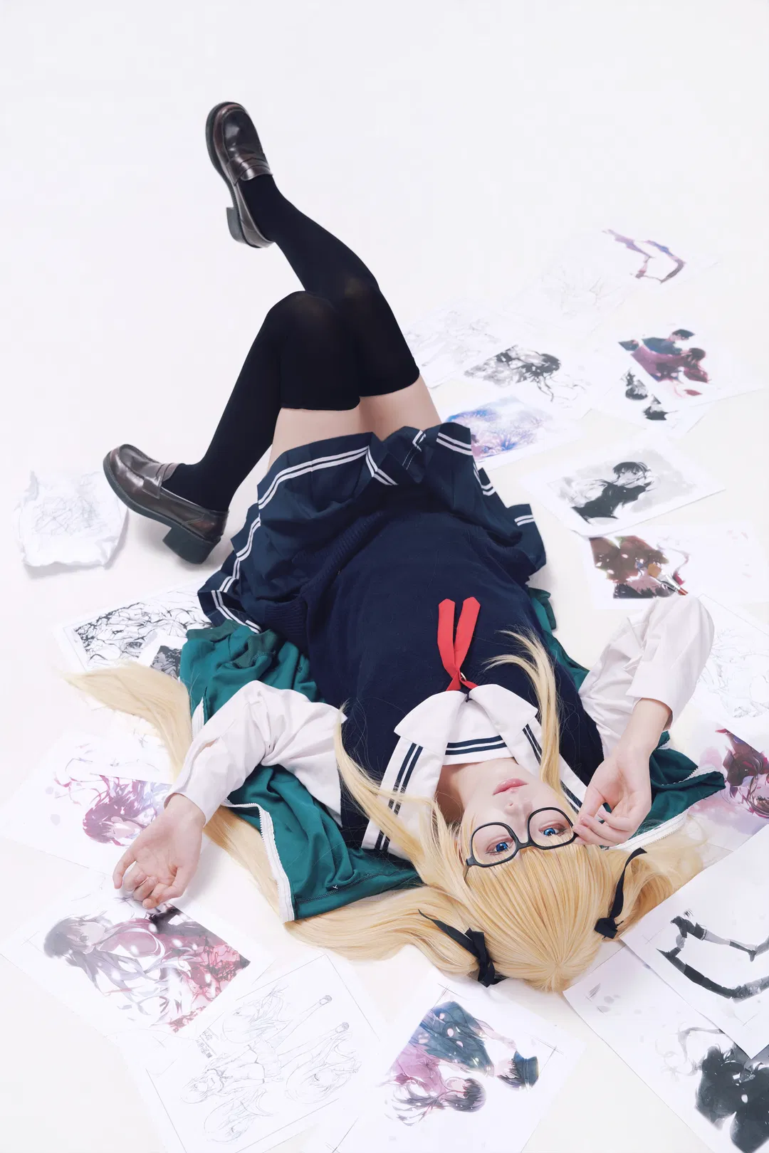 【泽村英梨梨cos】路人女主的养成方法 金发双马尾画师少女 - 第 1 张