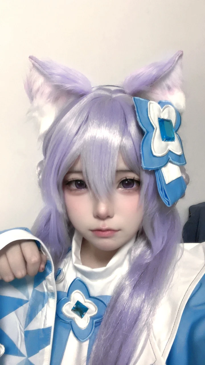 【纱露朵cos】舞萌dx打歌人的蓝白清爽日常 - 第 1 张