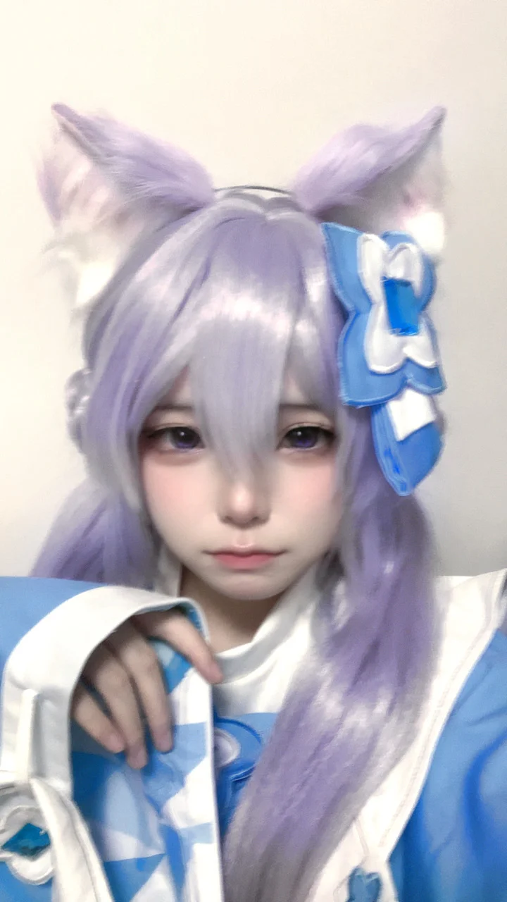 【纱露朵cos】舞萌dx打歌人的蓝白清爽日常 - 第 2 张