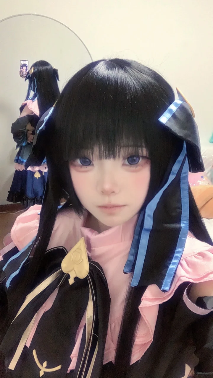 【对立cos】Arcaea音游体验，黑粉撞色与蓝瞳的冷艳解析 - 第 1 张