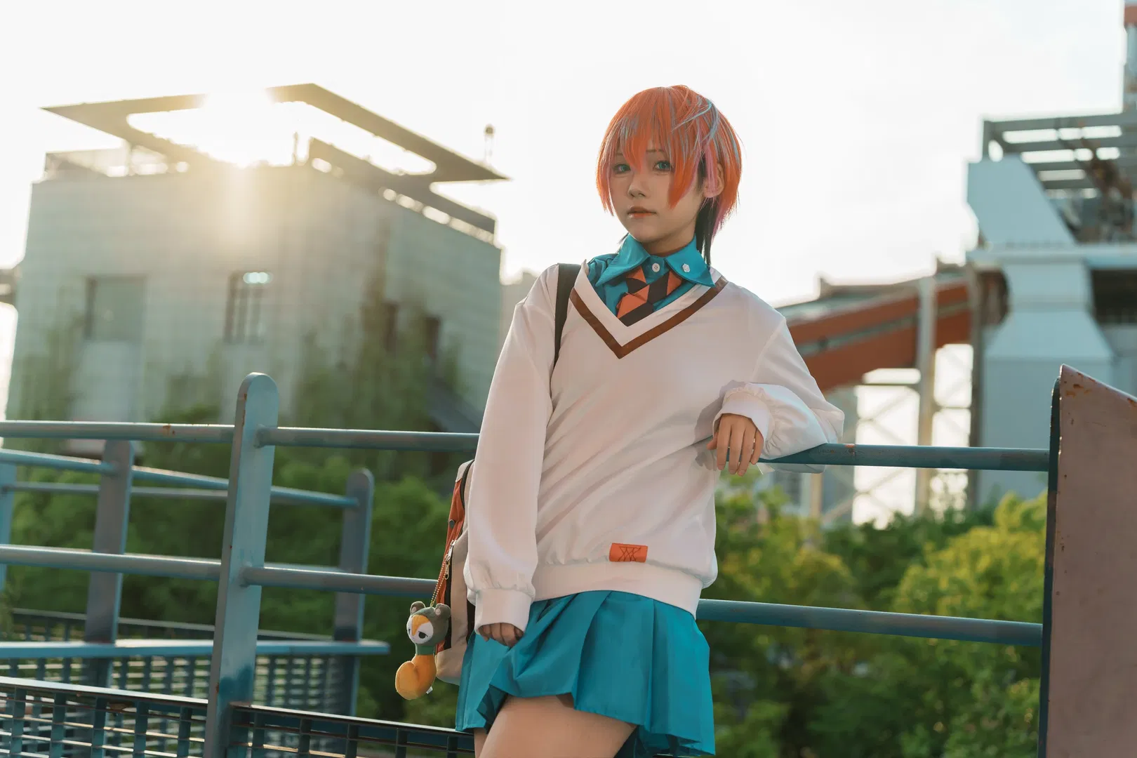 【玛秋cos】工业风天台下的天手让叶 - 第 5 张