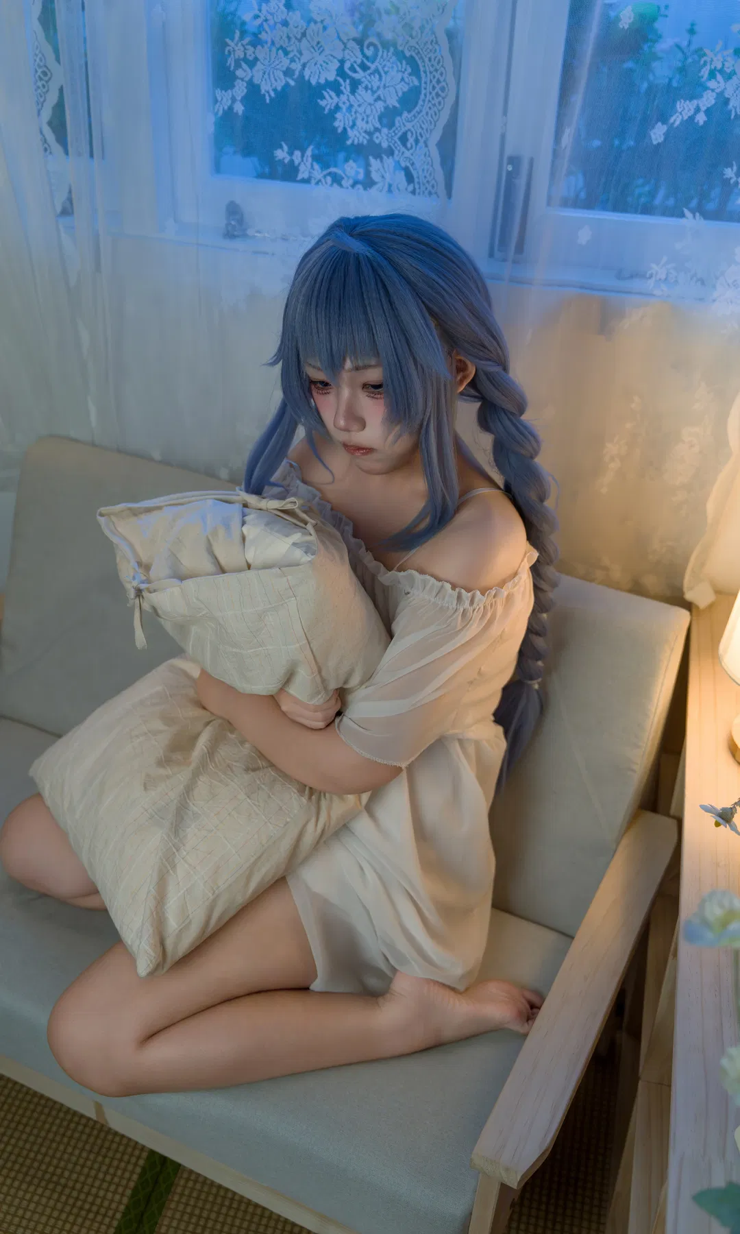 洛琪希cos 无职转生 夜晚的蓝发魔法师 - 第 2 张