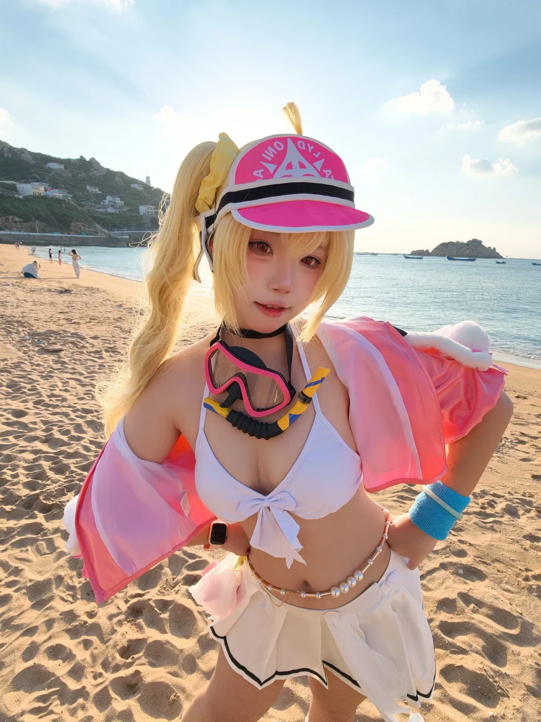【露西cos】绝区零露西海边水着 - 第 2 张