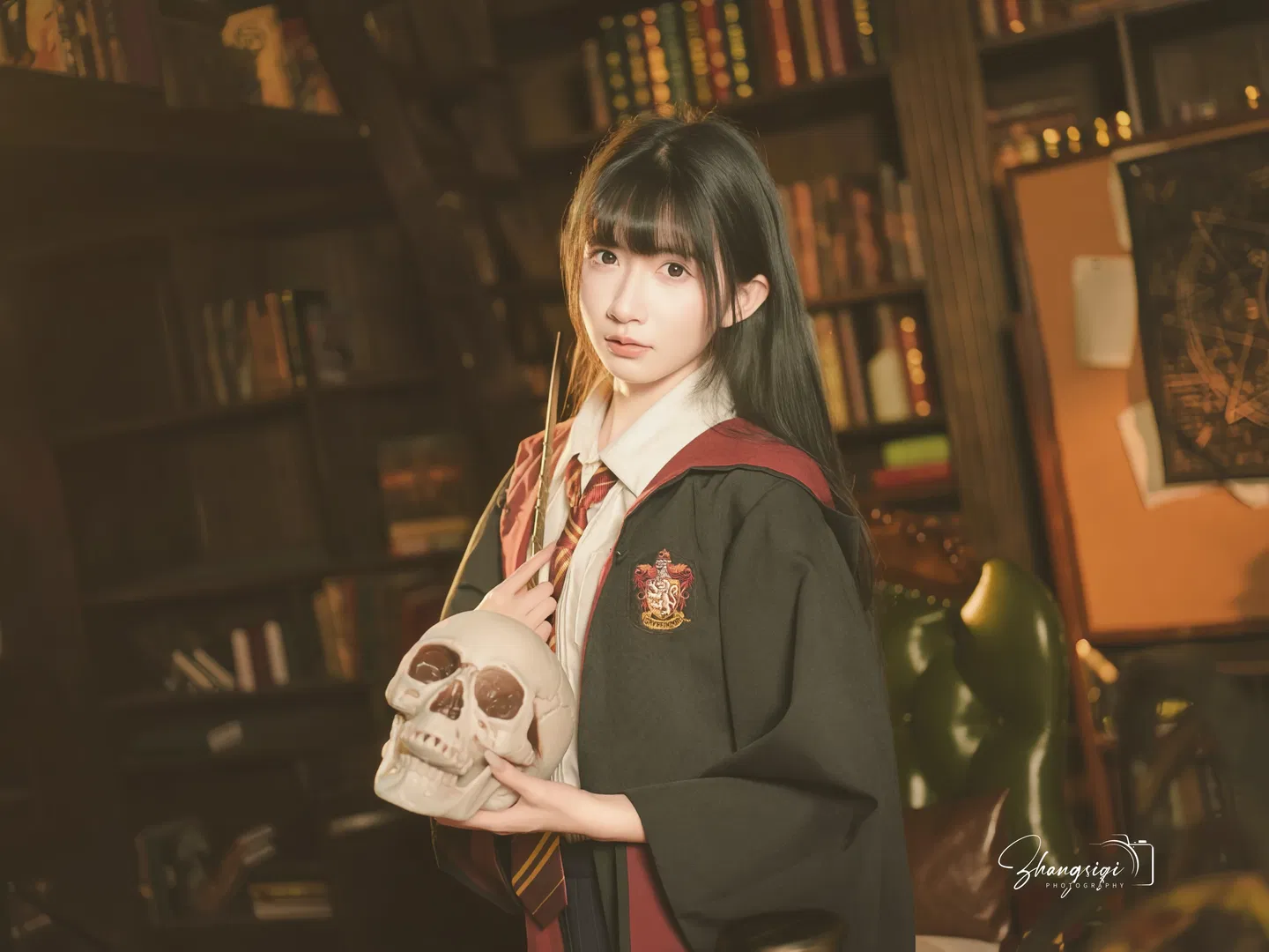 在复古书房拍一组美式魔法学院风证件照 - 第 2 张
