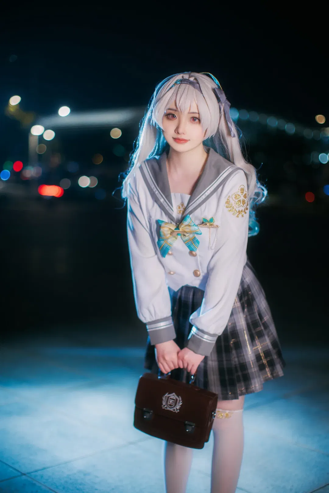 【流萤cos】星穹铁道漫展D1场照，流萤JK制服返图 - 第 5 张