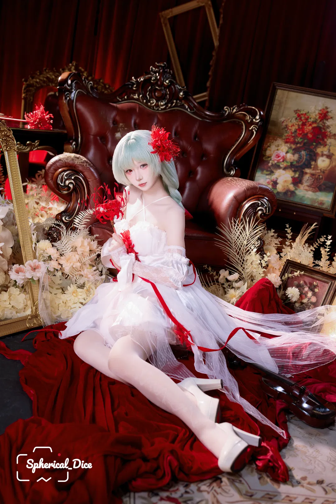 【弗洛洛cos】紅與白的視覺碰撞 - 第 3 張