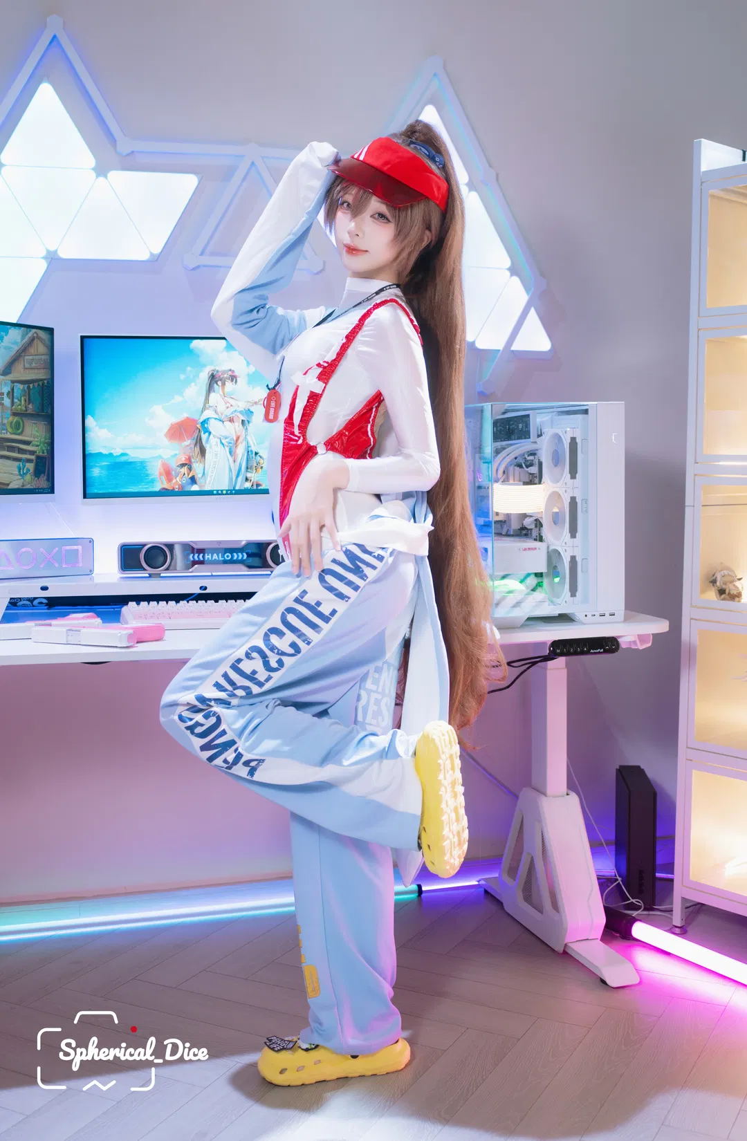 【玛律恰那cos】胜利女神NIKKE海洋进修的警戒感 - 第 3 张