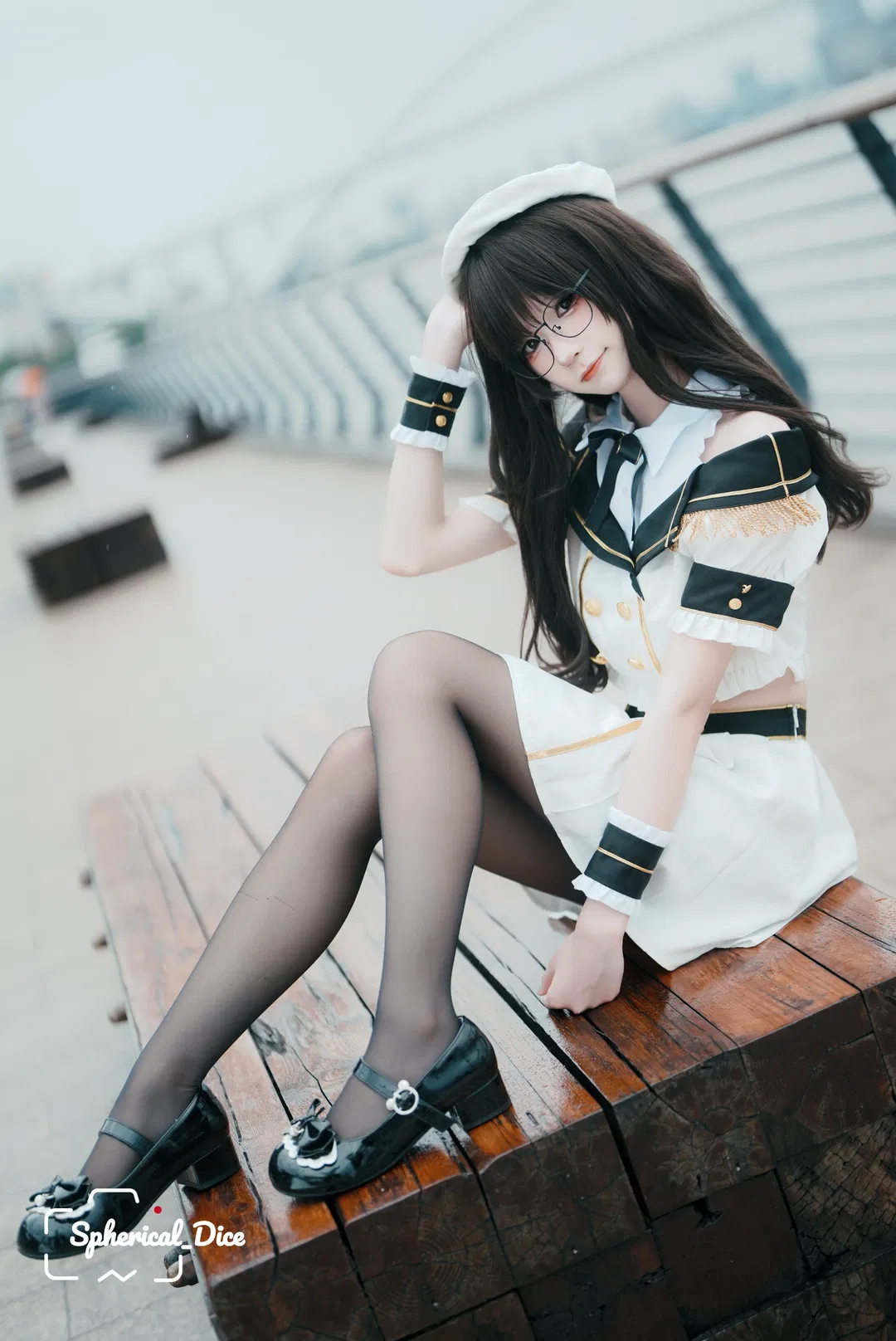 雨天的江边水手服日记，透明伞下的清冷感 - 第 6 张