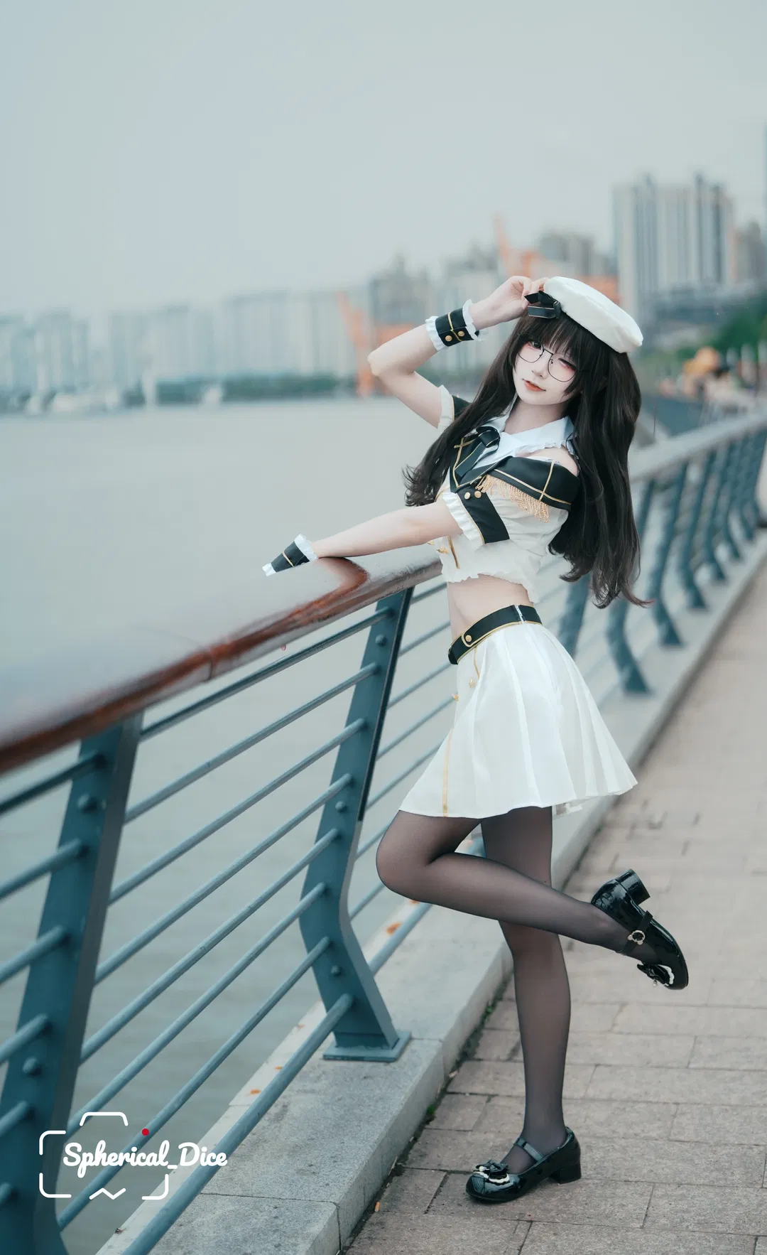 雨天的江边水手服日记，透明伞下的清冷感 - 第 7 张