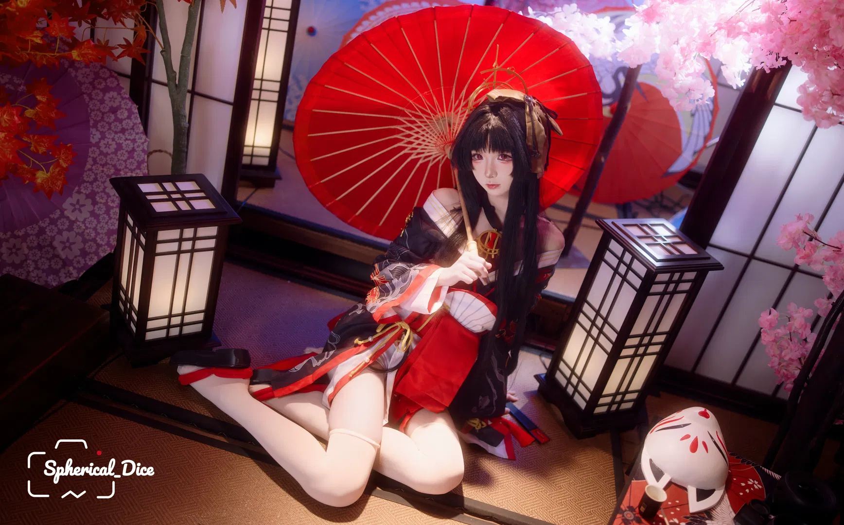 【潯cos】異環老闆娘的紅傘摺扇，定格時光 - 第 3 張