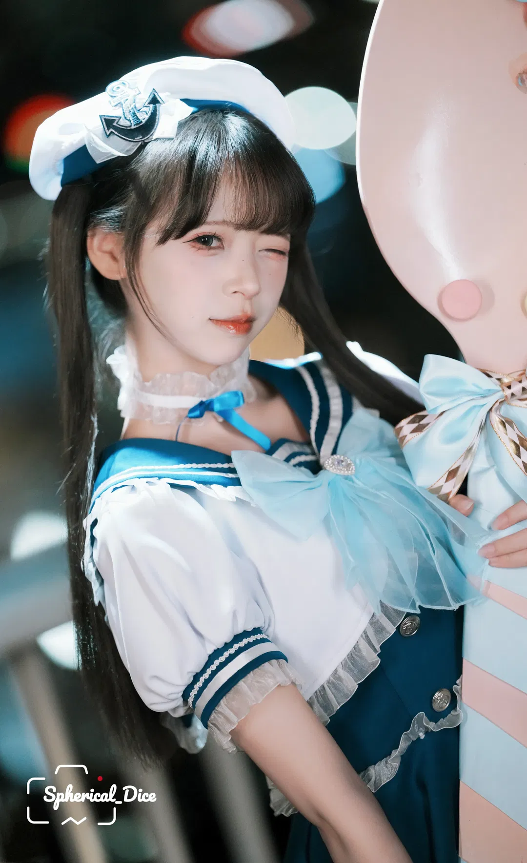 夏夜海风中的水手服少女，温柔藏在城市的晚风里 - 第 4 张