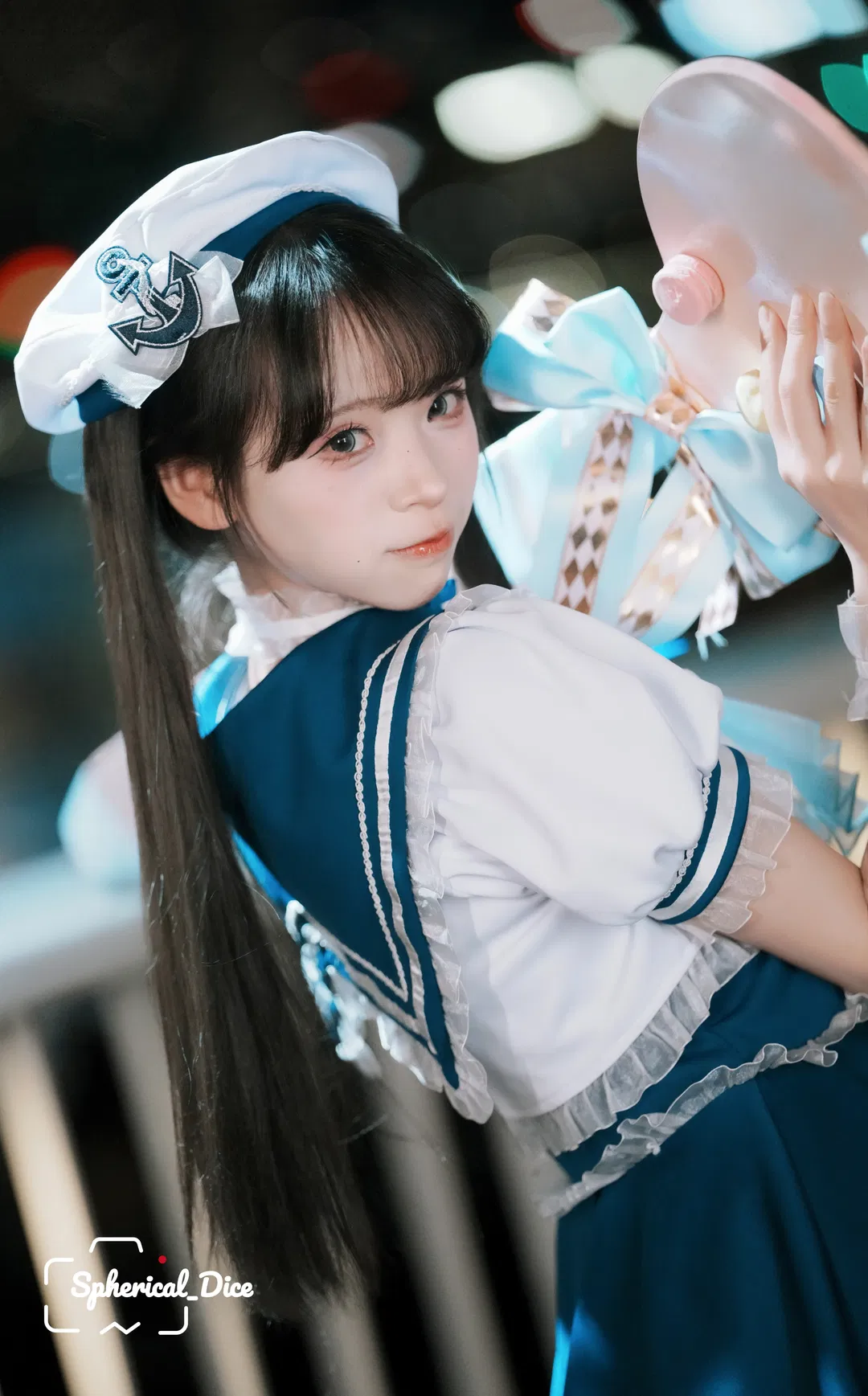 夏夜海风中的水手服少女，温柔藏在城市的晚风里 - 第 5 张