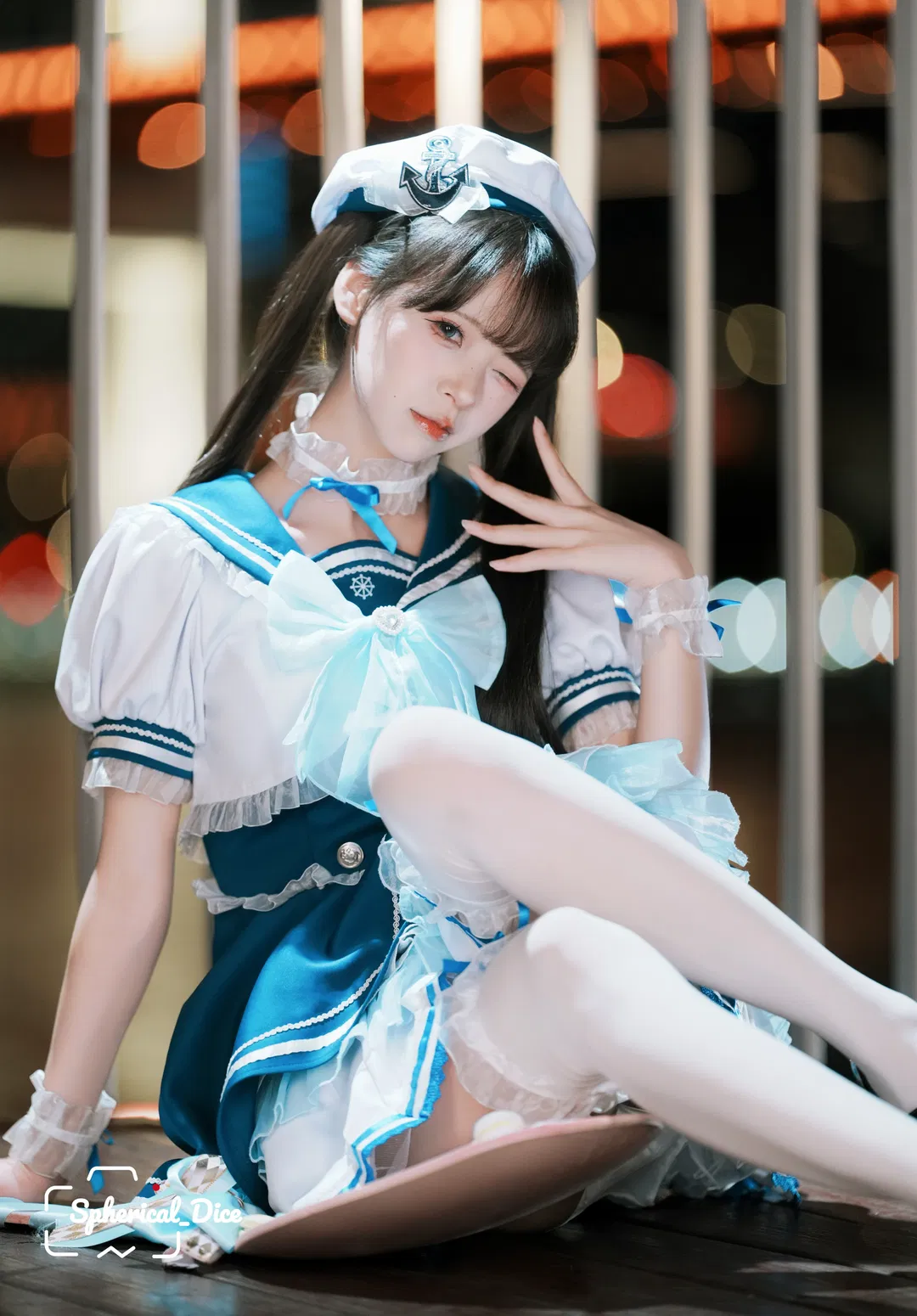 夏夜海风中的水手服少女，温柔藏在城市的晚风里 - 第 8 张