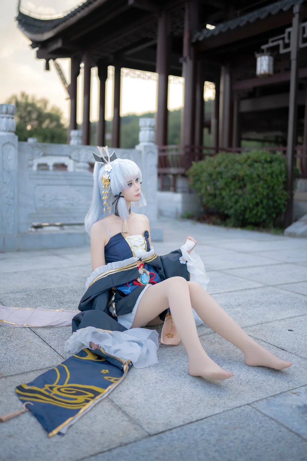 【神里绫华cos】黑道千金风格的冷艳挑战 - 第 1 张