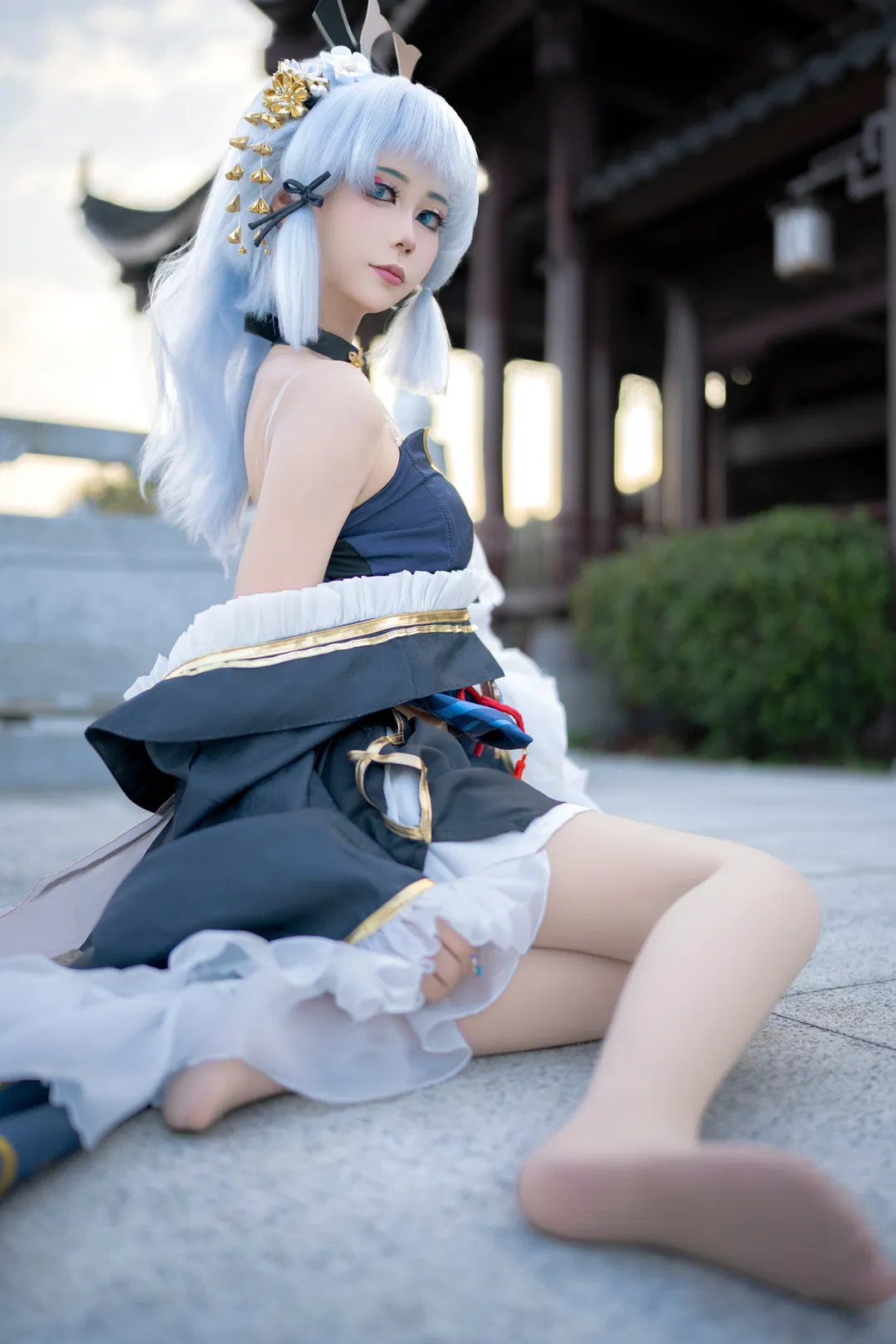 【神里绫华cos】黑道千金风格的冷艳挑战 - 第 11 张