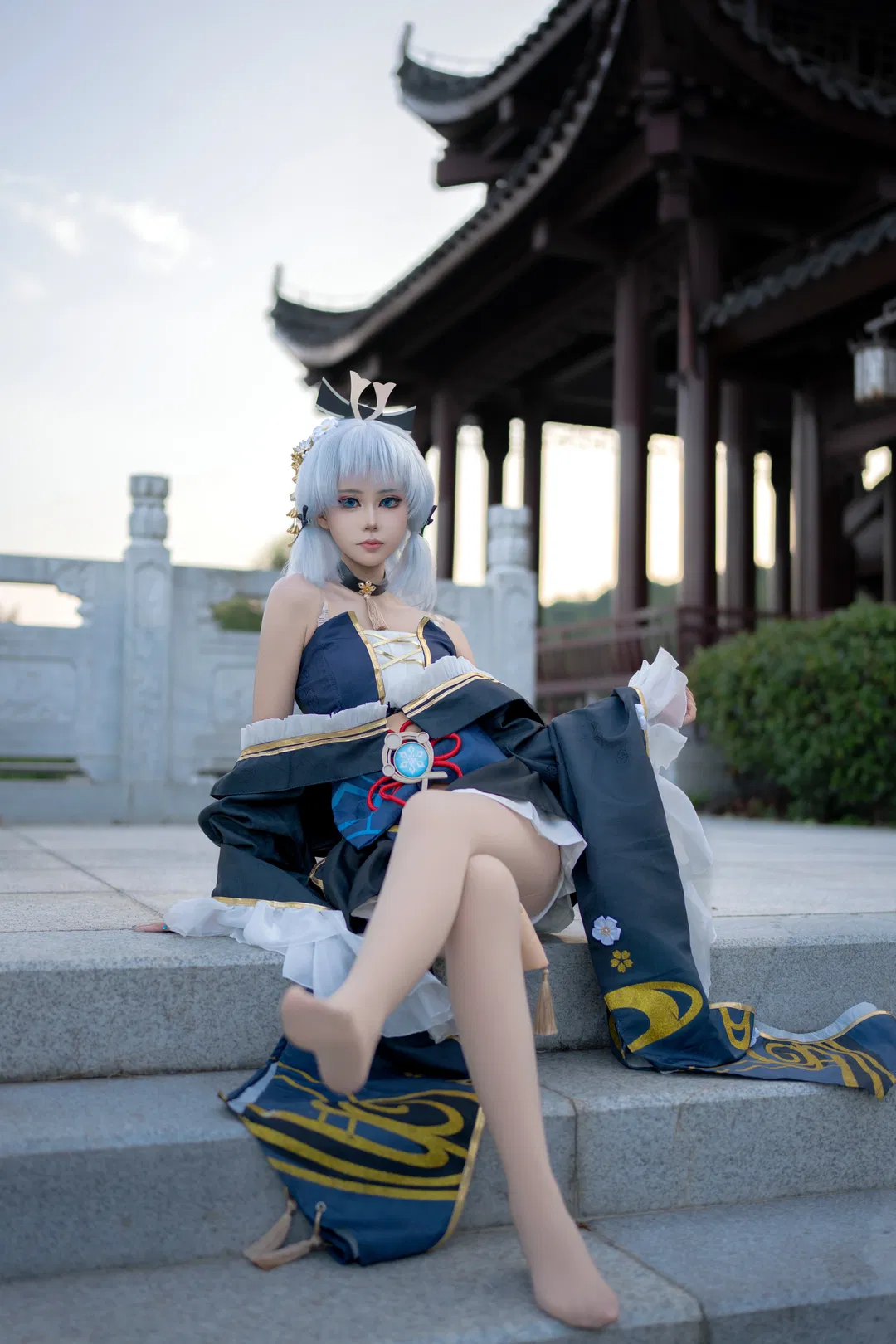 【神里绫华cos】黑道千金风格的冷艳挑战 - 第 12 张