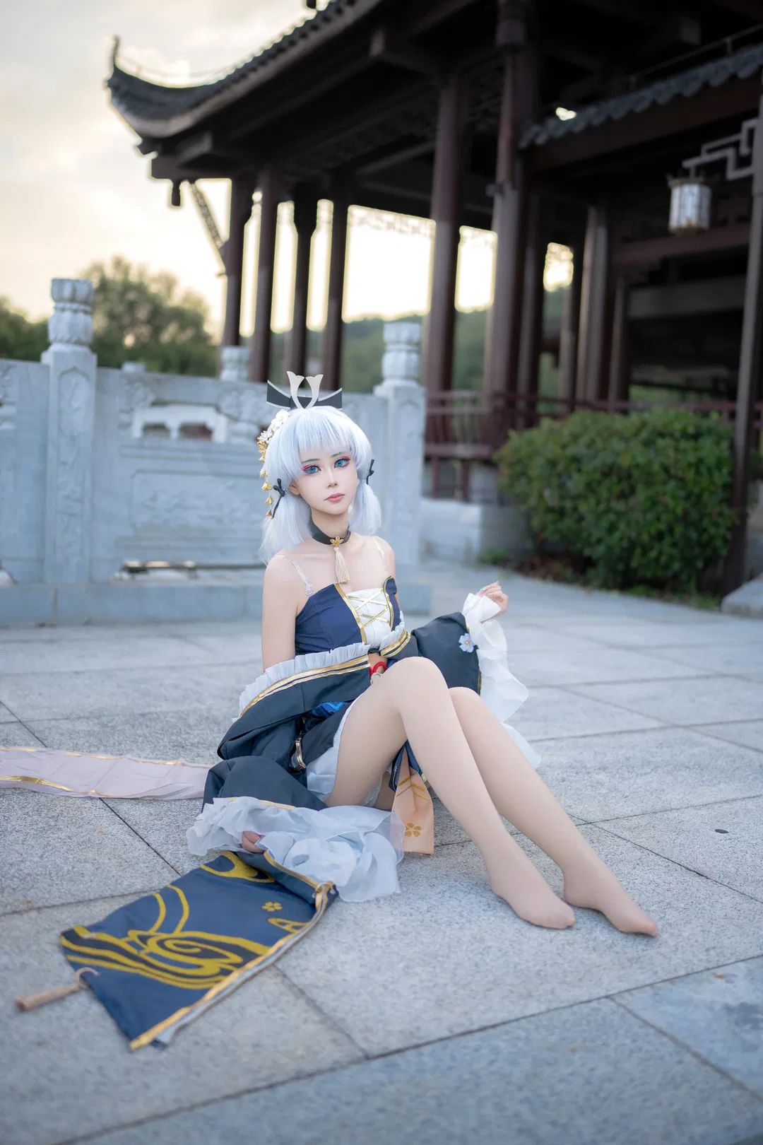 【神里绫华cos】黑道千金风格的冷艳挑战 - 第 2 张