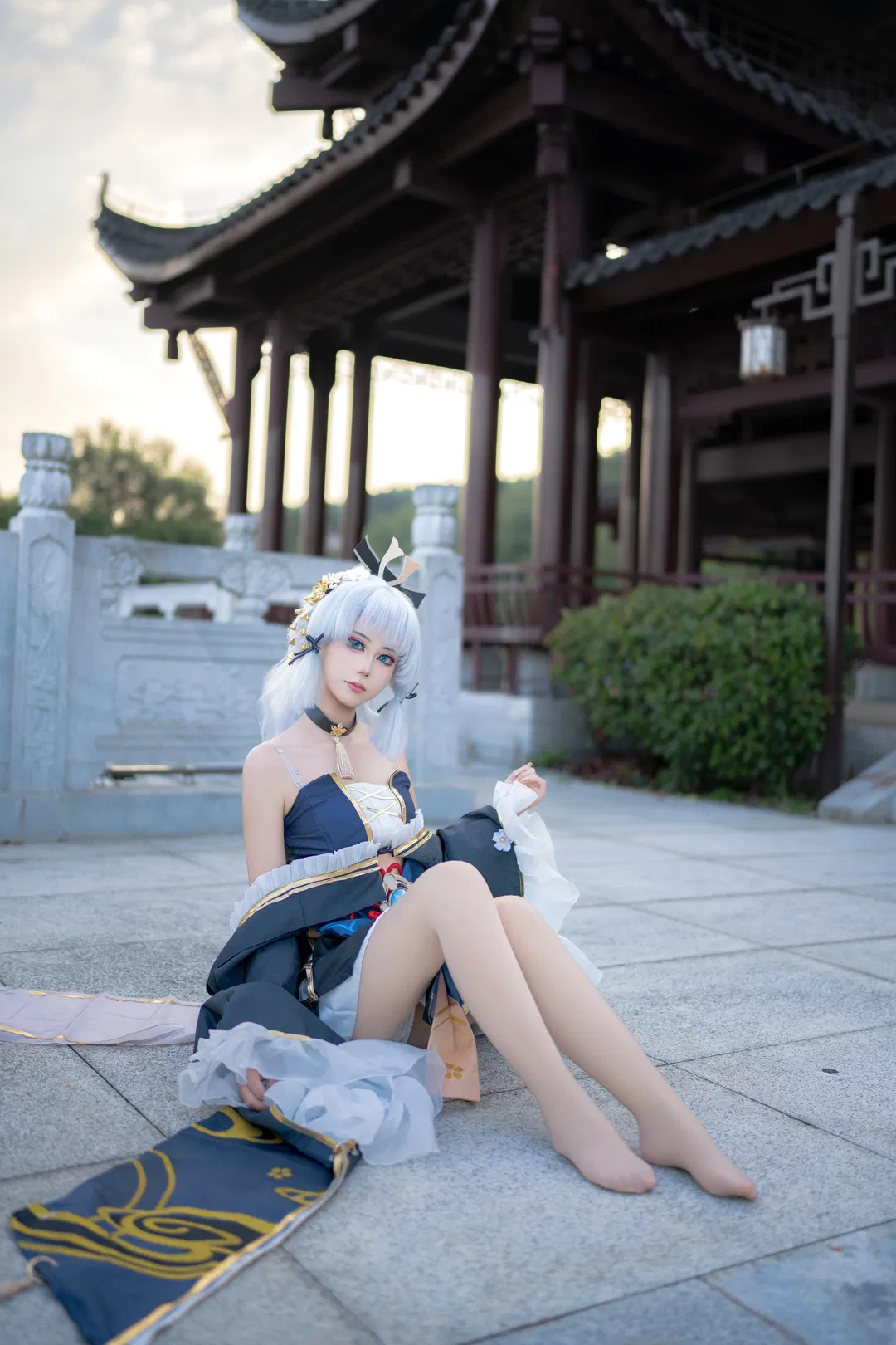 【神里绫华cos】黑道千金风格的冷艳挑战 - 第 3 张
