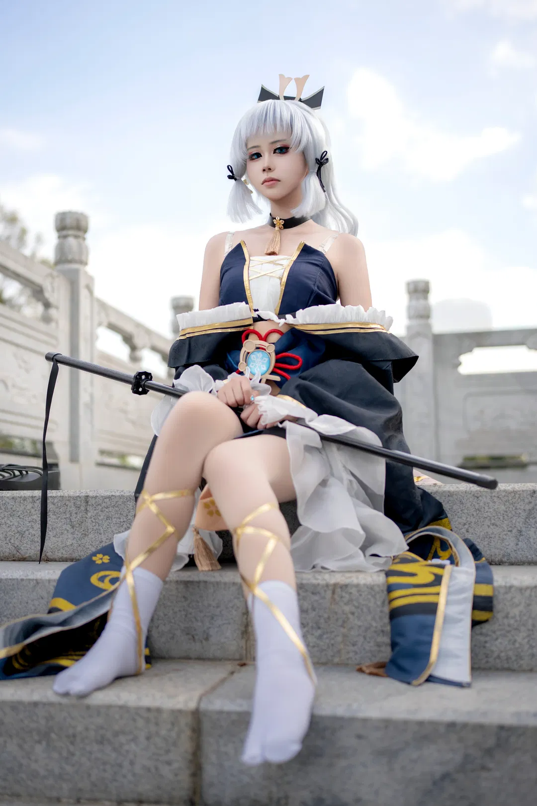 【神里绫华cos】黑道千金风格的冷艳挑战 - 第 5 张